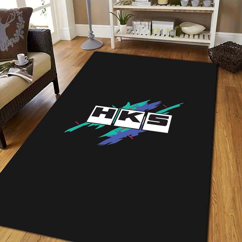 Commercial Printing Services - 3D 레이싱 H-HKS 프린트 러그 논슬립