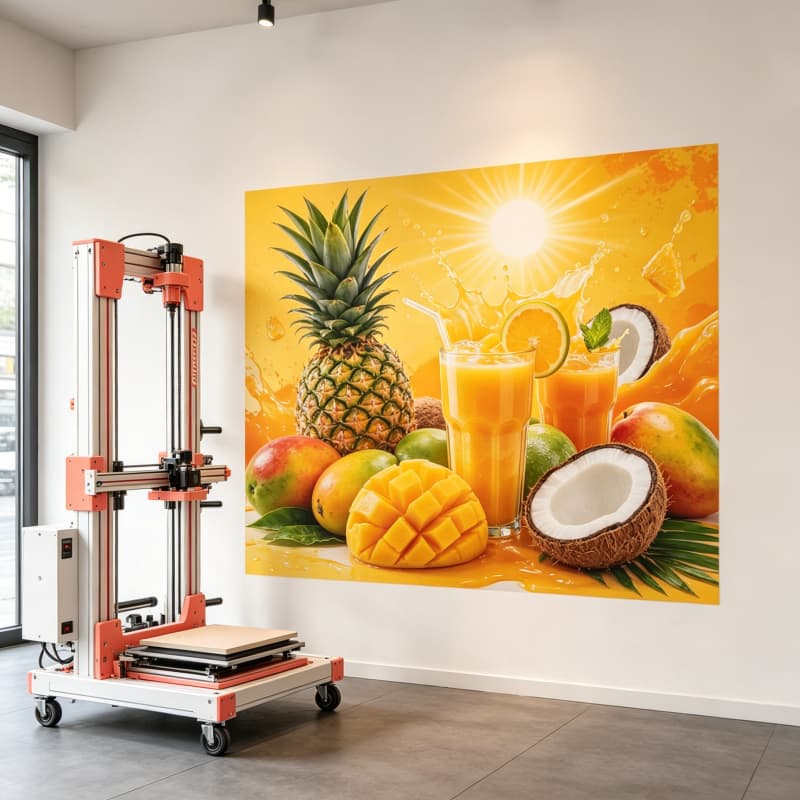 Commercial Glass Printing - 상업용 UV 벽 프린터, 유리, 아크릴,
