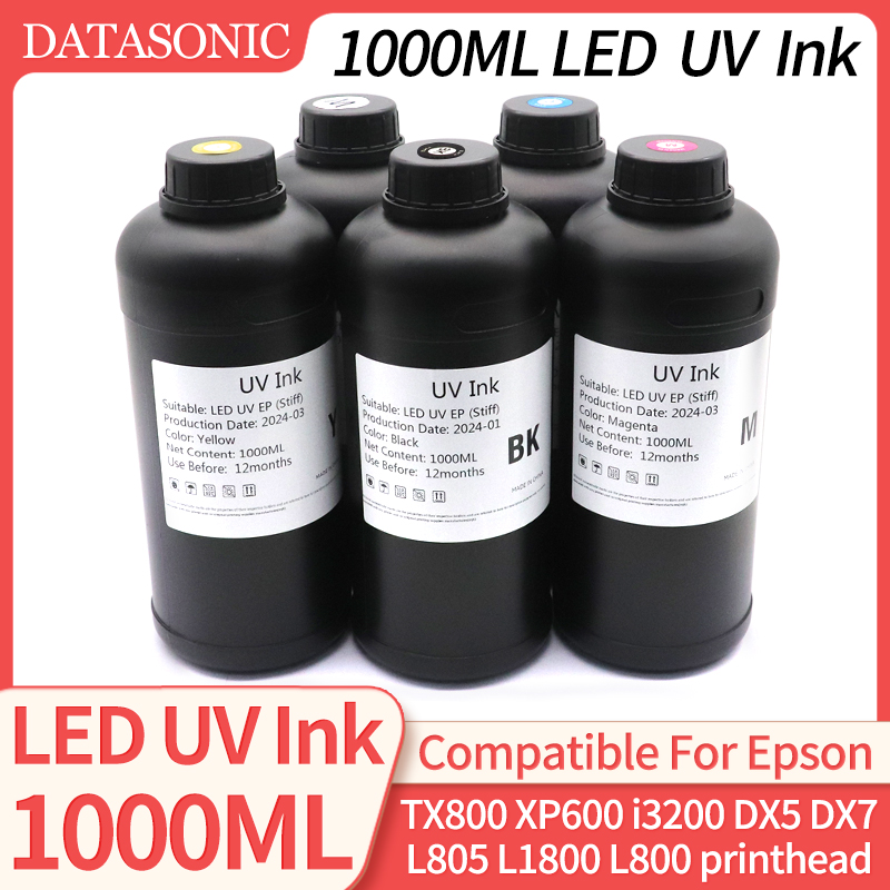 Printhead Dx5 Epson - 1000ML LED UV 잉크 TX800 XP600