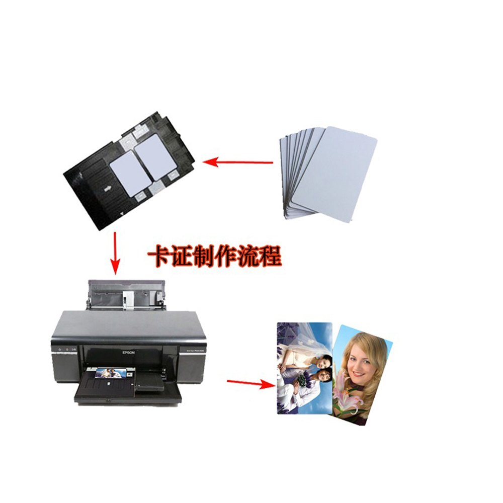 20PCS 광택 흰색 빈 잉크젯 인쇄 가능 PVC 카드 - Commercial Printing Services 리뷰 및 가격