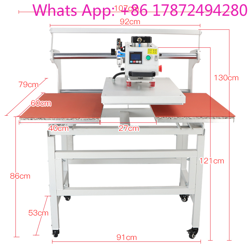 듀얼 전기 슬라이드 열 프레스 기계, 티셔츠 의류 열전 - Commercial Printing Machine For Shirts 리뷰 및 가격