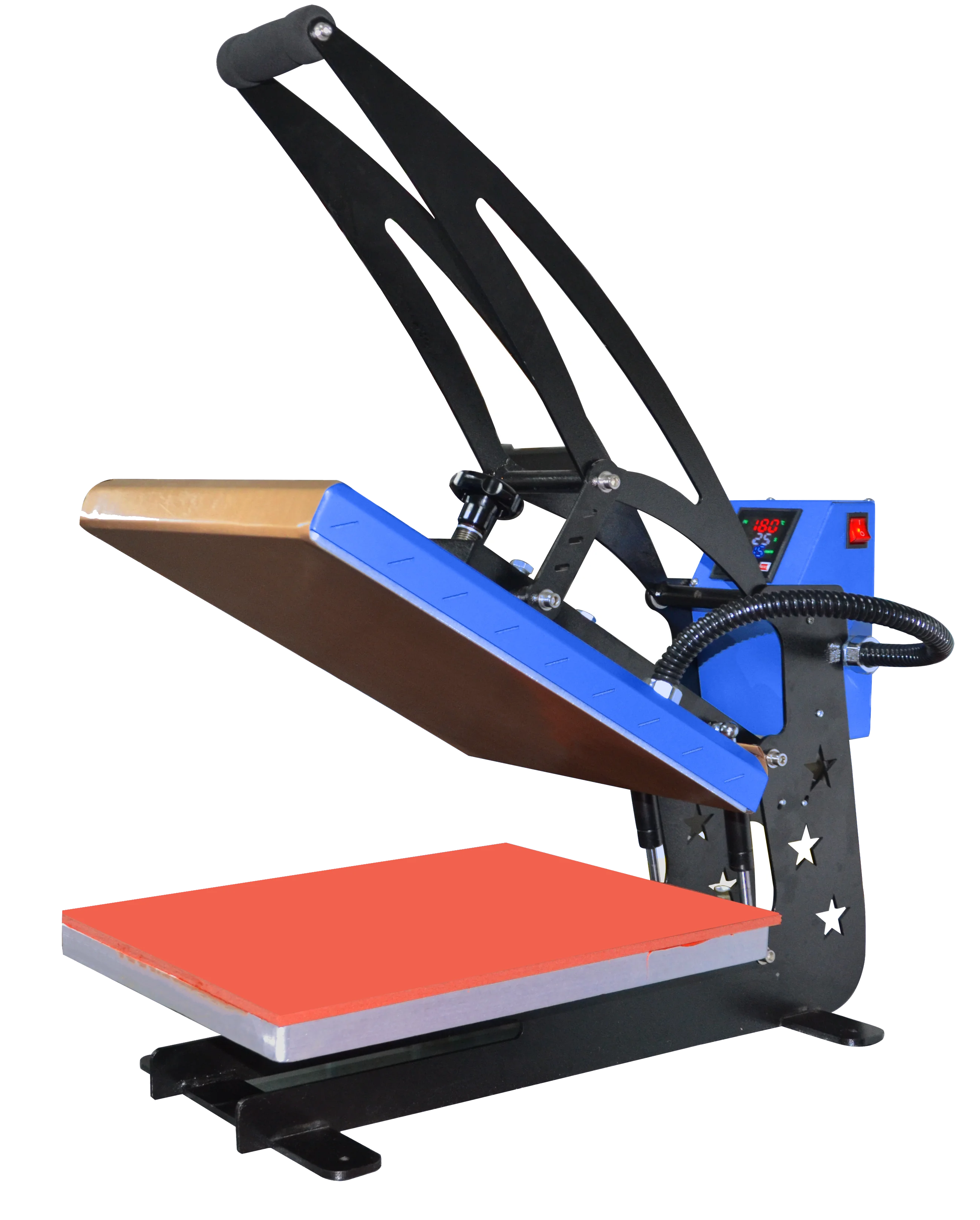 수동 고압 열 프레스 기계, 티셔츠 원단 의류 인쇄용  - Commercial Printing Machine For Shirts 리뷰 및 가격