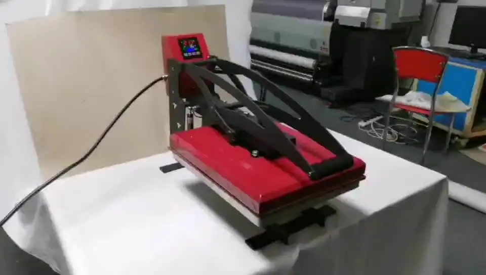 수동 고압 열 프레스 기계, 티셔츠 원단 의류 인쇄용  - Commercial Printing Machine For Shirts 리뷰 및 가격