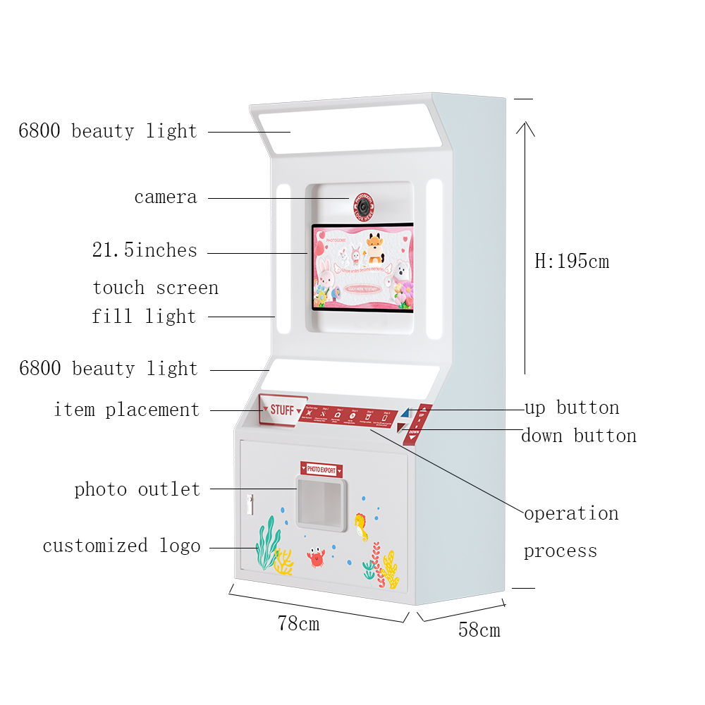 셀프 서비스 사진 부스 터치스크린 즉석 인화 사진 부스 - Commercial Printing Services 리뷰 및 가격